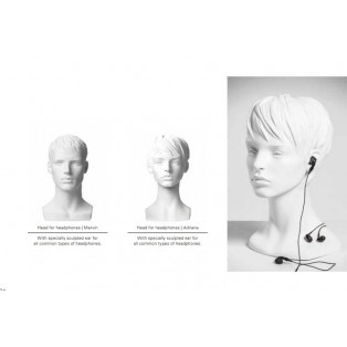 Presentatie Hoofden in Ear voor I Pods of Koptelefoon / Huidskleur